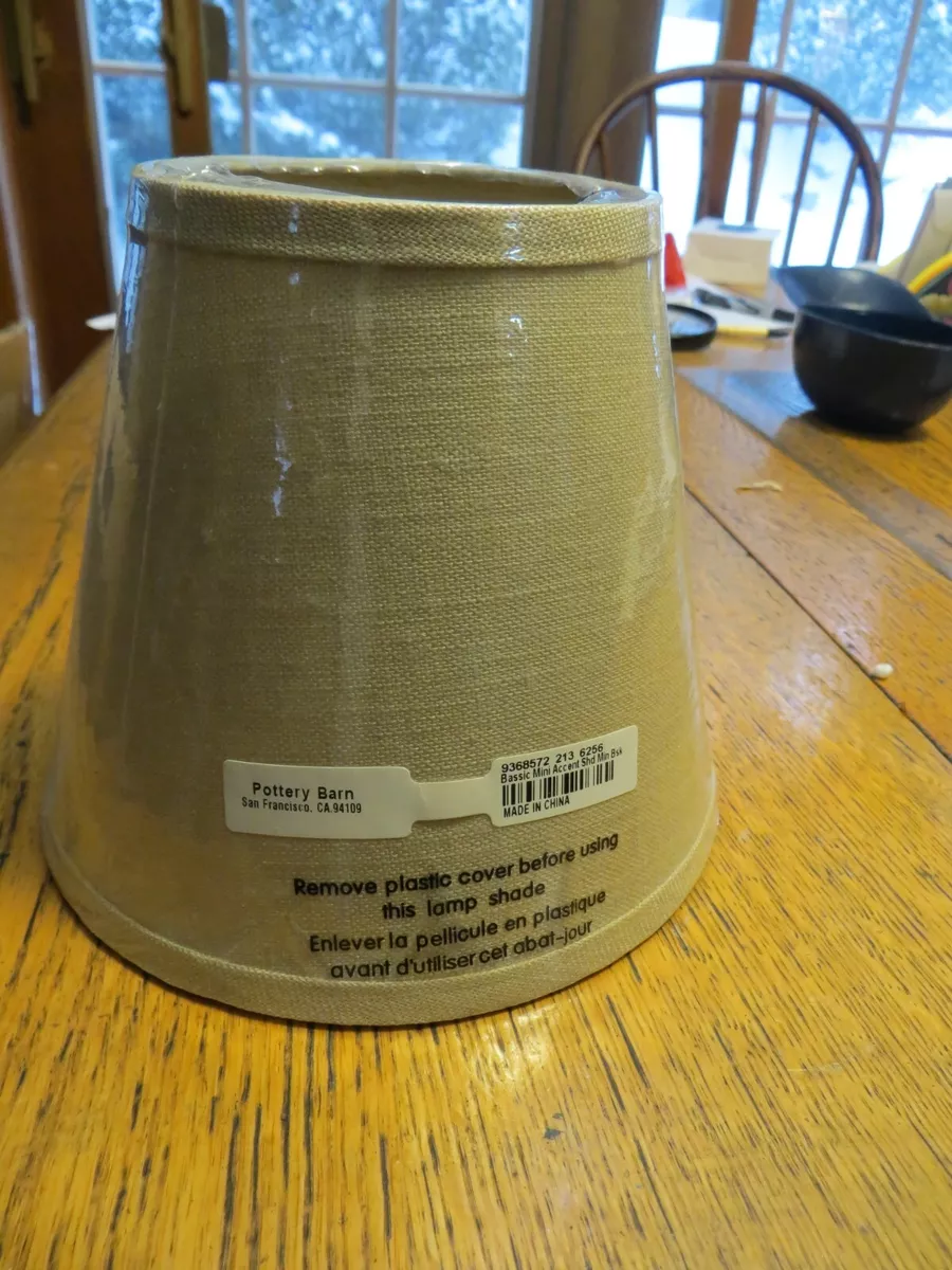 Pottery barn clip on drum shade deals