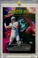 2024 Wild Card Drew Allar Haunted Hits Monster Hit RC 1/1 Witch Rainbow Ray Wave