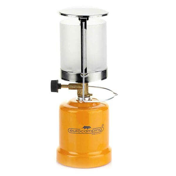 Eurocamping Gas Lamp Manual Ignition 1069 Cartridge Holder Metal