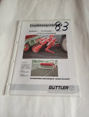 Tractor brochure agricultural machinery brochure, No. 83 other brochures listed