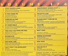 SF174     SUNFLY KARAOKE CDG VERY RARE, NOT SOLD IN THE USA LOT UK