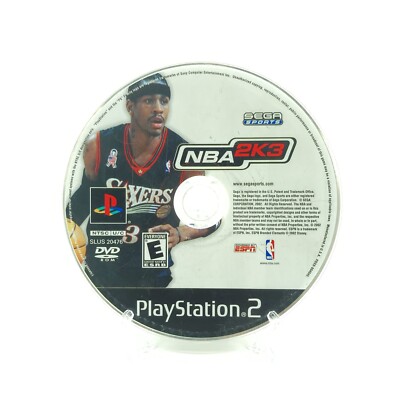 NBA 2k3 (2002)  PlayStation 2 Game  Disc Only  Play Tested