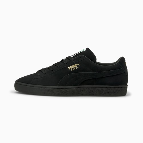 Puma Suede Men's Classic XXI Trainers in Black - Picture 1 of 7