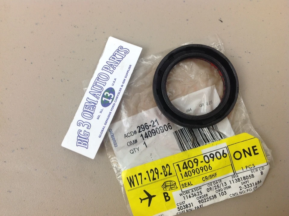 Vedação de óleo dianteira do virabrequim do motor Chevrolet Cadillac GMC Pontiac ACDelco novo fabricante de equipamento original - Imagem 3 de 3