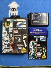 T2 The Arcade Game Genesis Cib Game Manual Box Tested Authentic