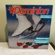 Dominion Girls Figure Ice Skates Model 718 Hi Cut Fully Lined Boot Size G 1