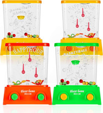 4 Pieces Water Games Handheld Water Ring Toss Handheld Game Mini Retro Games Pas