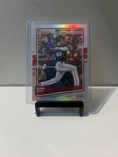 2020 Panini Donruss Photo Variation Milestone Stat Line /50 Juan Soto #162