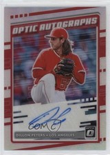 2020 Panini Donruss Optic Optic Auto Holo Prizm Dillon Peters #OA-DP Auto 0q1p