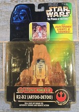 Star Wars Power of the Force POTF Electronic Power F X R2-D2 w  Light-up Radar