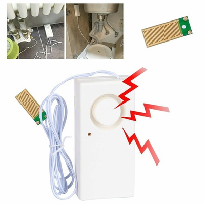 #ad US Water Leak Alarm Flood Level Overflow Detector Sensor Home Security Alert lot $7.10