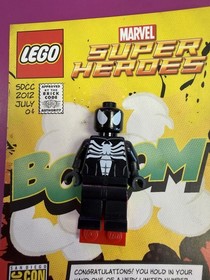 SDCC 2012 LEGO Spiderman Black symbiote minifigure San Diego Comic Con 2012