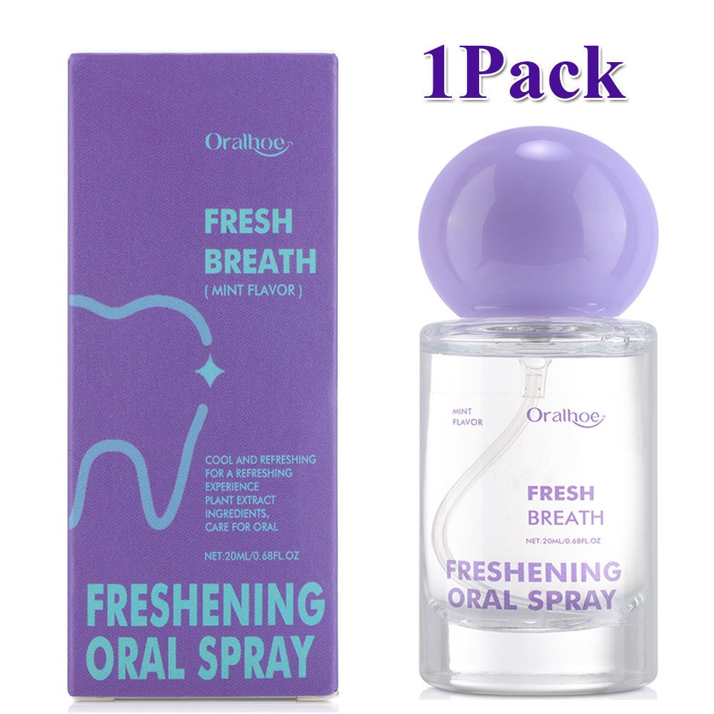 Oral Mouth Spray Fresheners Breath Removal Bad Smell Natural Long Lasting 20ml