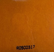 Rosco Gels Roscolux Supergel R317 Apricot Lighting Gel Sheet