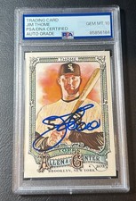 2025 Topps Allen & Ginter Jim Thome PSA 10 Auto #347 Signed Autograph White Sox 