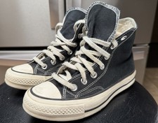 Converse Chuck 70 Hi 162050C Canvas Unisex Shoes women's 5 men's 3 Black