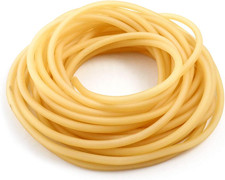 33FT 1/4" OD 3/16" ID Natural Latex Rubber Tubing Surgical Tube for Home, Hospit
