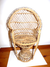 Small Wicker/ Rattan Doll
