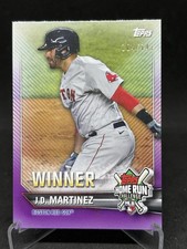 2021 Topps - J.D. Martinez #HRW-4 Purple HR Challenge /141 BOSTON RED SOX 031226
