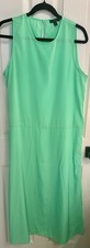 J Crew Lime Green Sleeveless Maxi Dress Size M