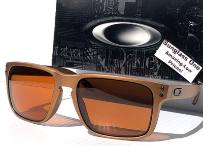 Oakley HOLBROOK XL Shiny Bronze PRIZM POLARIZED Bronze Lens Sunglass 9417-53