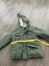Cat And Jack Olive Green Khaki Lined Coat 2t