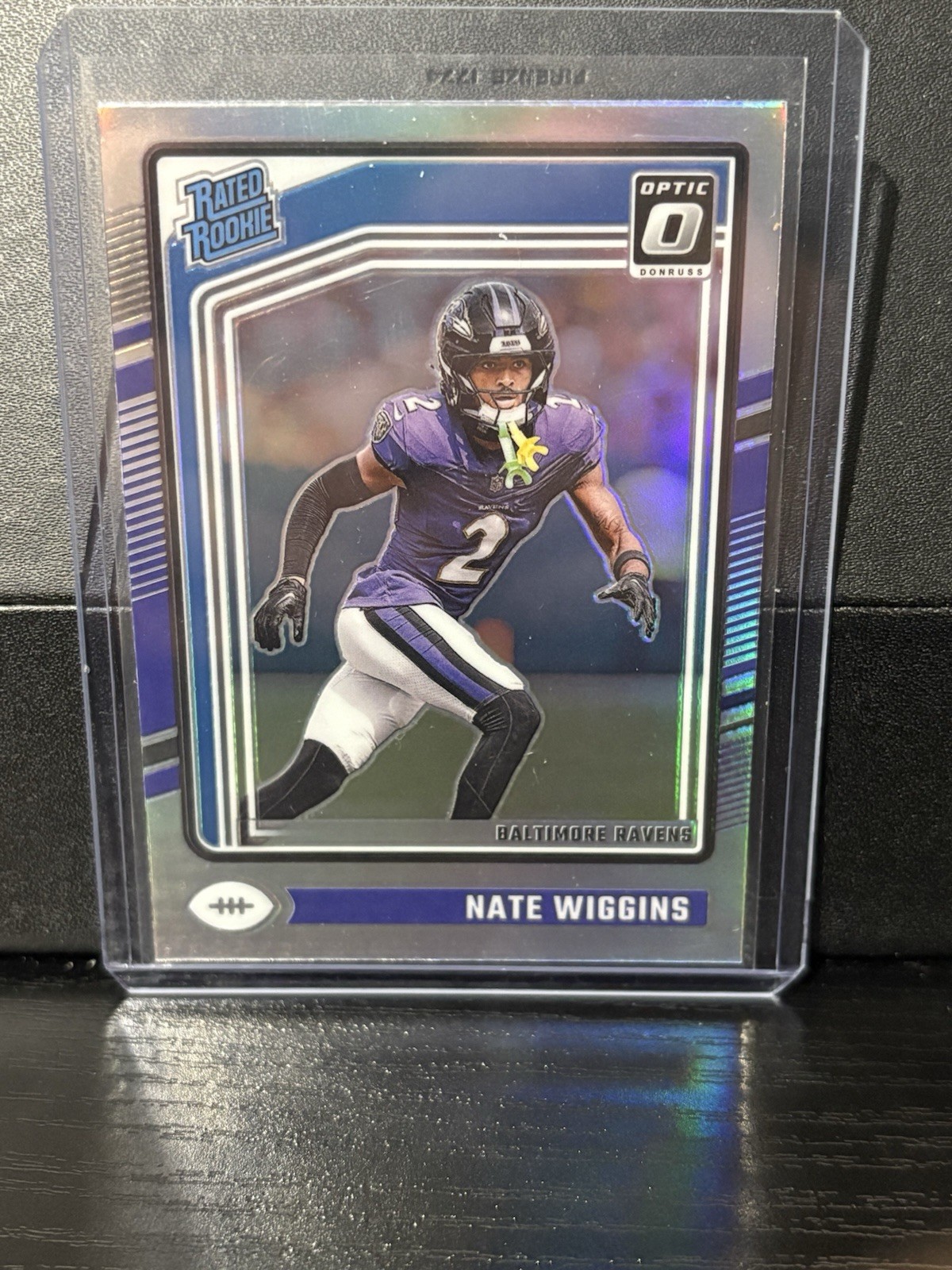 2024 Panini Donruss Optic - Rated Rookie Nate Wiggins #281 Holo Prizm (RC)
