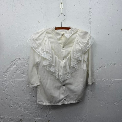Vintage Victorian Edwardian Style Cottage Core Lace Blouse