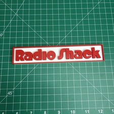 Radio Shack 1970&rsquo;s 1980&rsquo;s 3D Printed Sign Logo Decoration 7&rdquo;
