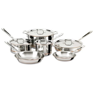 All-Clad Copper Core Cookware Set B 6pce