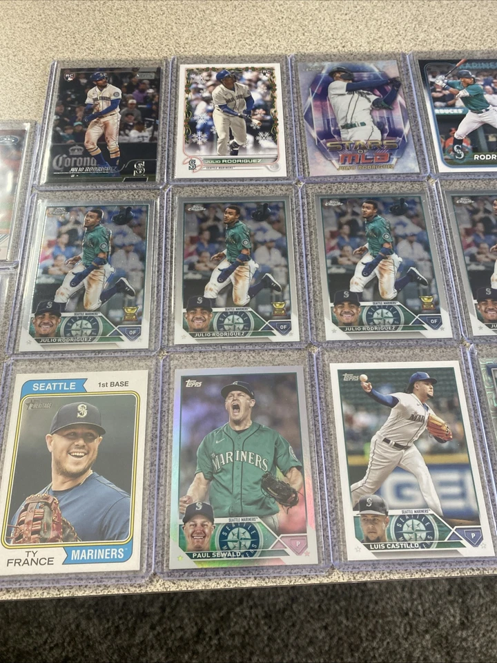 Lote de tarjetas de los Marineros de Seattle - Múltiples tarjetas de novato de Julio y Felnin Celesten 🔥 Foto 4 de 4