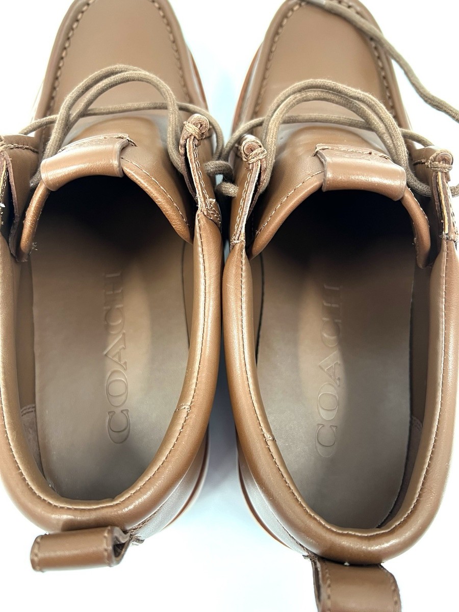 COACH Mens DARK SADDLE Banks Boot US Size 7D NWOB s-l400.jpg main image 2