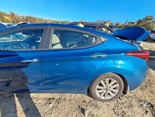 2015 Hyundai Elantra Driver Rear Door Blue Used Local Pickup Only 2735162