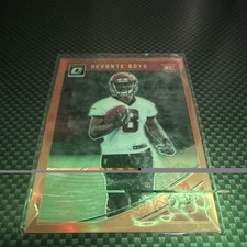 Panini 2018 Donruss Optic Devonte Boyd Bengals Rookies Rookie Card #142. rookie card picture