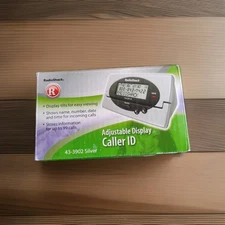 Vintage RadioShack Adjustable Display Caller ID 43-3902 Call Indicator Silver