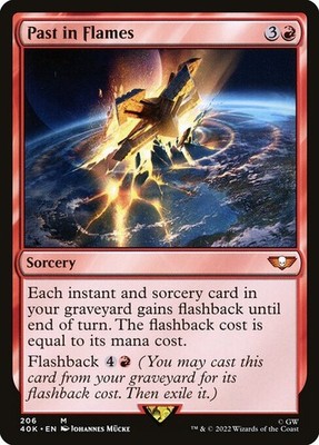 MTG Past in Flames [40K] #206 en
