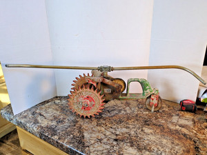 Antique Cast Iron Kees Krawler Model 100 Lawn Tractor Sprinkler