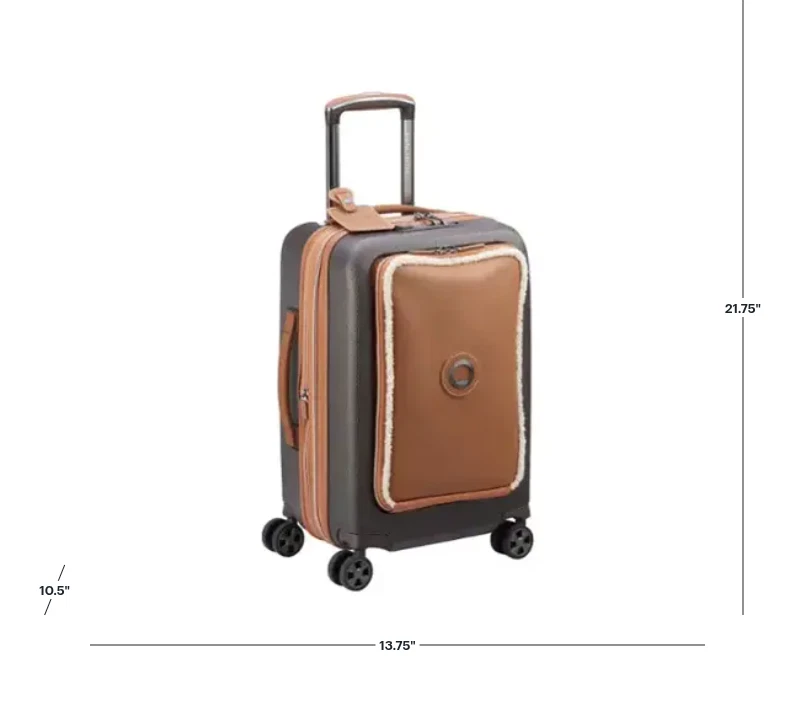 Delsey Paris Chatelet Air 2.0 Fleece Soft Pocket Expandable Wheeled Carry on - Image 2 of 4