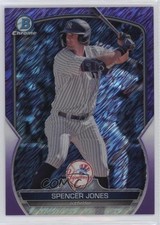 2023 Bowman Chrome Prospects Purple Shimmer Refractor 72/250 Spencer Jones s1i