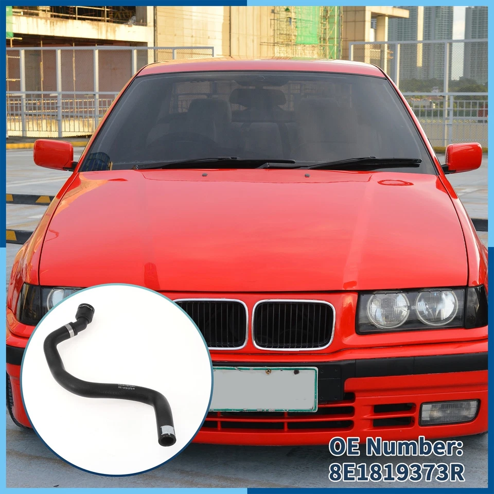 Mangueira de radiador para Audi A4 Avant Wagon 4 portas 1.8L 04-05 No.8E1819373R preta - Imagem 3 de 4