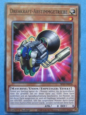 Yugioh - Drehkraft-Abstimmgetriebe - 1. Auflage - SR10-DE018 - Common - Deutsch