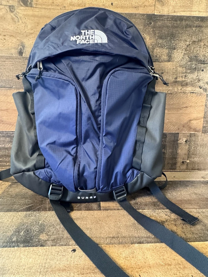 The North Face Surge Backpack Navy EUC - Image 3 of 4