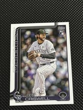 Topps Update Series - Rookie Jeff Criswell #US5 (RC) Colorado Rockies ￼