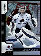 2017-18 O-Pee-Chee Rainbow Black Calvin Pickard 041/100 Colorado Avalanche #352