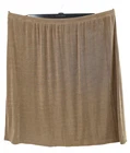 NEW SLINKY BRAND Women's Stretch Acetate Travel Knit Pencil Skirt Brown 3X Plus