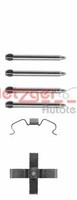 Hinterachse Metzger 109-1266 ZubehöRsatz, Scheibenbremsbelag FüR Ford,Opel,Saab,