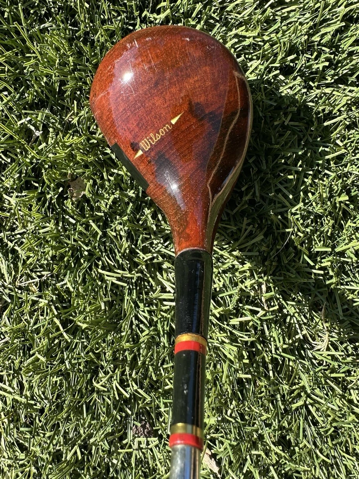 Vintage Wilson Staff Persimmon Driver Wilson Pro Shaft Stiff RH 44 Inch - Image 3 of 4