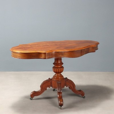 Antiker Couchtisch Mahagoni Italien Mitte des XIX Jhs Originell