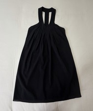 Alice + Olivia Black Halter Blouse Women’s XS Sleeveless A-Line Elegant Cocktail