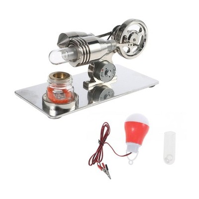 Sterling Engine Model for w/LED Electricity Generator Heat Education Model